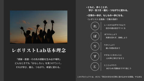 寺家まもりびと花火プロジェクト(レヴォリストLab活動理念)